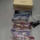 Gaoye 2.0 Reading Glasses for Women, 6 Pack Fashion Readers, Spring Hinge Eye Glasses, Blue Light Reading Glasses, +2.0
