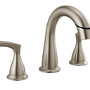 Delta Faucet Broadmoor Pull Down Bathroom Faucet Brushed Nickel, Bathroom Faucet, Widespread Bathroom Faucet 3 Hole with Magnetic Docking, Bathroom Sink Faucet, SpotShield Stainless 35765LF-SPPD