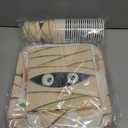 Halloween Party Supplies Kit for 24 Guests - Halloween Design with Disposable Dinner & Dessert Plates, Napkins, Cups, Tablecloth, and Banner -for Birthday Party Decorations