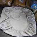 OHSIO Couch Cushion Covers for Sectional Sofa, Stretch Soft Sofa Slipcovers Washable Wear-Resistant Universal Furniture Protector for Living Room(1 Piece Back Couch Cover, Light Gray)