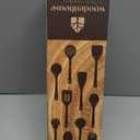 Wooden Spoons for Cooking  10 Pc Teak Wood Utensil Set, Durable, Nonstick Safe & Heat Resistant with Ergonomic Handles