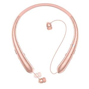 Finpola Neckband Bluetooth Headphone, Retractable Headphones with Bluetooth 5.3 & Noise Cancelling Mic, Neckband Headphones for Office Meetings and Daily Commuting