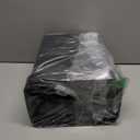 1-Pack 2 Gallon Plastic Small Swing Garbage Bin, Swing Lid Trash Bins, Black