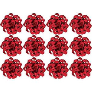 The Gift Wrap Company Decorative Confetti Bows, Medium, Red Metallic, 10 count(pack of 1) The Gift Wrap Company Decorative Confetti Bows, Medium, Red Metallic, 10 count(pack of 1)