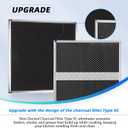HPF36 Type Xd Non-Ducted Replacement Charcoal Filter Kit for Broan Dual Filter Replaces Models S97020467-2Pack