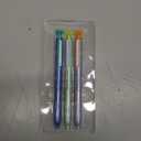 WRITECH Gel Pens Black Ink: Sleek Metal Barrel Pen Fine Point 0.7mm Retractable 3ct No Smear Quick Dry Smooth Writing Silent Clicker Space Up Astroline