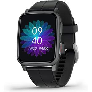 FITVII Fitness Tracker, Smart Watch with 24/7 Blood Pressure Heart Rate and Blood Oxygen Monitor, Sleep Tracker with Calorie Step Counter, IP68 Waterproof Activity Tracker for Women Men Android iOS (Black)
