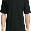 Hanes Men's Beefy-T T-Shirt, US Grown Cotton, 1 Pack, Big & Tall, XL