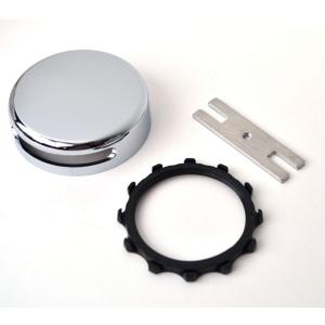 Watco Innovator Snap-On Bathtub Overflow Plate Kit in Chrome Plated