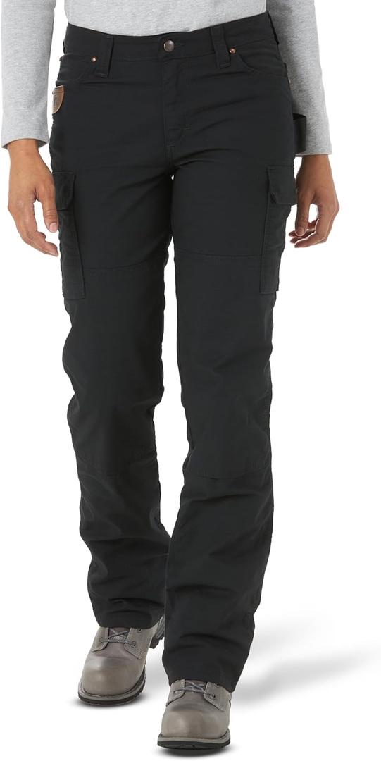 Wrangler Riggs Workwear Women's Ranger Cargo Pant (14, Black)