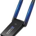 AX1800 USB WiFi 6 Adapter,Dual Band 2.4G/5G WiFi Dongle for Desktop PC, WPA3, MU-MIMO, OFDMA, Built in Driver Wireless Network Receiver Supports Windows 11/10