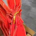 Bow Tie Christmas Linen Bow Christmas Wreath Decoration Bow Christmas Tree Decoration Home Decor 3 PCs 10x30 L.. Front Door Outdoor