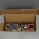 COCOFOX 2 Pack Burst Launchers, Right/Left-Spin Launcher, Gyro Launcher (Black+Red)