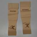 KEKING Lymphedema Compression Arm Sleeves for Men Women (Pair), No Silicone Dot, 20-30 mmHg Graduated Compression for Lipedema, Edema, Post Surgery Recovery, Swelling, Pain Relief, Beige S