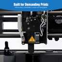 Upgraded Hotend Kit for Bambu Lab X1 / X1C / X1E / P1P / P1S, All-Metal High-Temperature Hotend with Hardened Steel 0.4mm Nozzle, Stable & Precise Extrusion 3D Printer Accessories