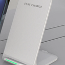 Fast Wireless Phone Charging Stand (White)