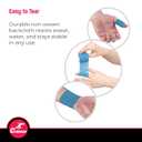 2 x Cramer Eco-Flex Self-Stick Stretch Tape, Teal, 2" x 5 yd, Cohesive Athletic Bandage Wrap, Athletic Trainer Flexible Sports Tape, Easy Tear Vet Wrap for Pets, Self Adhesive Bandage Roll, 5 Yards