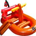 Swimline Galleon Raider Water Toy Pool Float 64" X 43" (Pirate Ship Habitat)