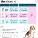 Pawaboo Small Dog Harness and Leash Set, Puppy Harness X-Frame No Pull No Choke, Dog Vest Harnesses Adjustable Sized Dogs,Soft Breathable Pet Harnesses for Walking, XS, Pink Leopard