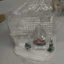 Gerson 2660080 Battery Operated Lighted Holiday Spinning Water Globe Church, 9.25-inch Height