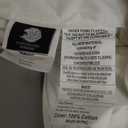 WhatsBedding White Queen Size Feather Down Fiber Comforter, Filled with Feather and Down Fiber, All Season Fluffy Ultra Soft 100% Cotton Duvet Insert, Luxury Hotel Bedding Style Comforter, 90"x90"