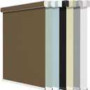 MYshade Custom Size Blinds Blackout Shades for Indoor Windows, Cordless Roller Shades Fabric Room Darkening Inside Outside Mount Customized Blinds