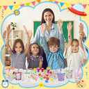 210 Pcs Back to School Stationery Gifts Welcome to School Gift Card First Day of School Stamp Pencil Sharpener Eraser Sticker Cup with Lid for School Classroom Party Exchange Gift Supplies