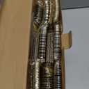 N9R 300PCS Gold Plastic Silverware, Heavy Duty Gold Plastic Cutlery Set Disposable Flatware Dinnerware, 100 Forks, 100 Spoons, 100 Knives, Perfect for Party, Wedding and Daily Use