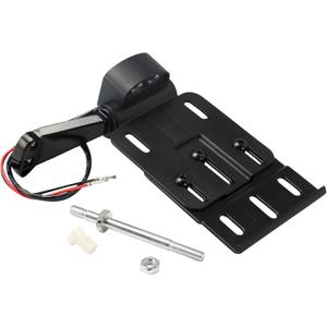 Motorcycle Rear Side License Plate Bracket Holder with LED Light Compatible with Harley Sportster 2004-Later XL883 XL883L XL1200 XL1200 (Black)