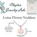 Lotus Flower Stainless Steel Necklace