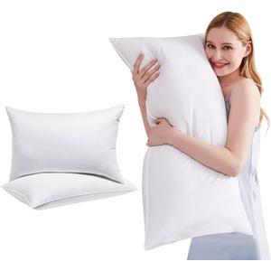 Mr.Ye Bed Pillows for Sleeping King Size 2 Pack Premium Luxury Hotel Quality Soft Pillows Down Alternative Filling for Back, Stomach or Side Sleepers, White