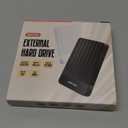 Portable External Hard Drive Storage Expansion Mobile HDD USB 3.0 for PC, Mac, Desktop, Laptop, PS4, PS5, Xbox One X/S, Xbox 360, Xbox Series X/S, Office & Game (Black, 500GB)