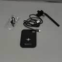 Universal 2 in 1 Wireless Charger Dock with Adjustable Smartwatch Stand, Compatible with Samsung Galaxy, Google Pixel, Huawei, Garmin, AMAZTIM, Fossil, Fitbit, Amazfit, xiaomi, Suunto (02SW-B)