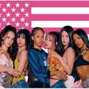 Singer Poster Birthday Party Decorations Backdrop Banner 5x3 Ft Pink Flag Themed Birthday Banner Background Photo Booth Props for Home Bedroom Office Party Decor