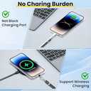 SS Cell Phone Lanyard, 2 Pack Adjustable Phone Lanyard Crossbody Neck Strap & 2 Phone Wrist Strap with 2 Phone Tether Patches for Most Smartphones, Black Grey