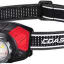 Coast FL85R 1000 Lumen Tri-Color (White/Red/Green) Focusing Rechargeable LED Headlamp, Built-in Rechargeable Battery