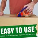 HERKKA Clear Packing Tape, 36 Rolls Heavy Duty Packaging Tape for Shipping Packaging Moving Sealing, Thicker Clear Packing Tape, 1.88 inches Wide, 65 Yards Per Roll, 2340 Total Yards