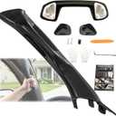 Driver Side A-Pillar Grab Handle Compatible with Toyota 2016-2023 Tacoma 3rd Gen OEM-Style Texture No Creaking Easy Install (Black)