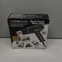 Genesis GHG1500A Dual Temperature Heat Gun Kit With Fast Heat High And Low Settings 572F/1000F, Air Reduction Nozzle, Reflector Nozzle, And Two Deflector Nozzles 