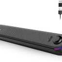 Desktop Computer Speakers, Stereo Soundbar, Bluetooth 5.3, USB/USB-C Power and Audio Transmission, Plug-and-Play, Compatible with PC, Mac, Laptops, Monitors, RGB Lighting, Wired Gaming Speakers