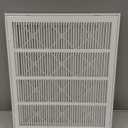 Fits 24x20 Duct Opening | Filter Included Steel Return Air Filter Grille by Handua [Removable Door] | Vent Cover Filter Grill | White | Outer Dimensions: 26 5/8"W X 22 5/8"H