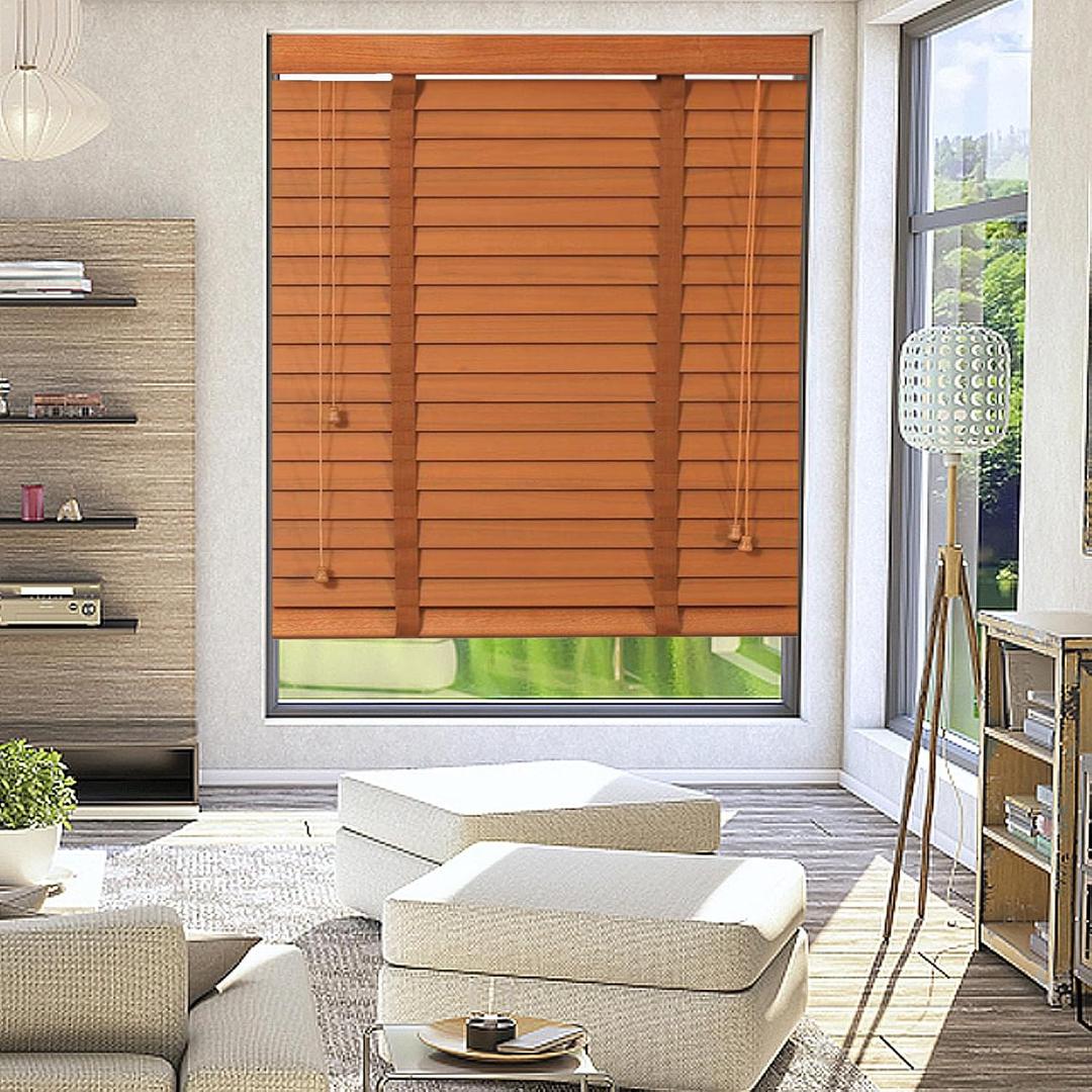 Faux Wood Blinds , Window Blinds , Wood Blinds , Window Shades , Window Treatments , Blinds & Shades , Window Shades For Home , Wooden Blinds , 38"W X 72"H