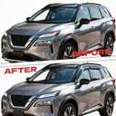Outside Mount Window Visors Rain Guards for Nissan Rogue 2021-2026