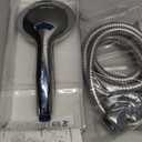 Hotel Spa AquaCare High Pressure 8-mode Handheld Shower Head, Anti-clog Nozzles - Built-in Power Wash to Clean Tub, Tile & Pets, Extra Long 6 ft. Stainless Steel Hose, Wall & Overhead Brackets, Premium Chrome