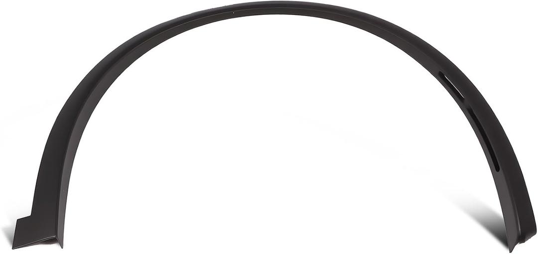 Front Right Fender Flare Arch Trim Compatible with Model X 2022-2024 Passenger Side Fender Trim Wheel Eyebrow Arch 1035288-00-M 1078207-00-F Black (No Holes)