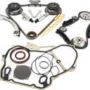 90537632 Engine Timing Chain Kit [with VVT Intake & Exhaust] for 2011-2017 Equinox, for 2011-2017 Terrain, for 2013-2014 Malibu, for 2012-2017 Regal 2.2 2.4 Ecotec L4 DOHC Replacement OE 94201S