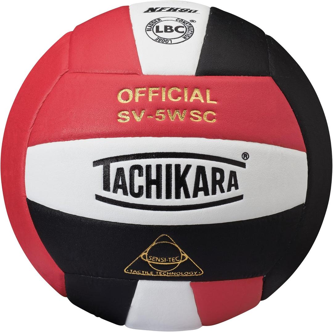 Sensi-Tec Composite SV-5WSC Volleyball (EA) (Scarlet/White/Black)