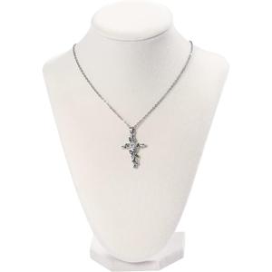 Julysky 3D Necklace Display Stand For Selling,Velvet Chain Jewelry Bust Holder Organizer (1, beige)