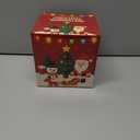 2025 Kids Box  DIY Christmas Organizer Bucket with Stickers & Mini Toys, Fidget Toy Pack, Multi-Item Fidget Toys, Creative Holiday Craft Kit for Girls Boys, Santa & Snowman Storage Bucket for Kids