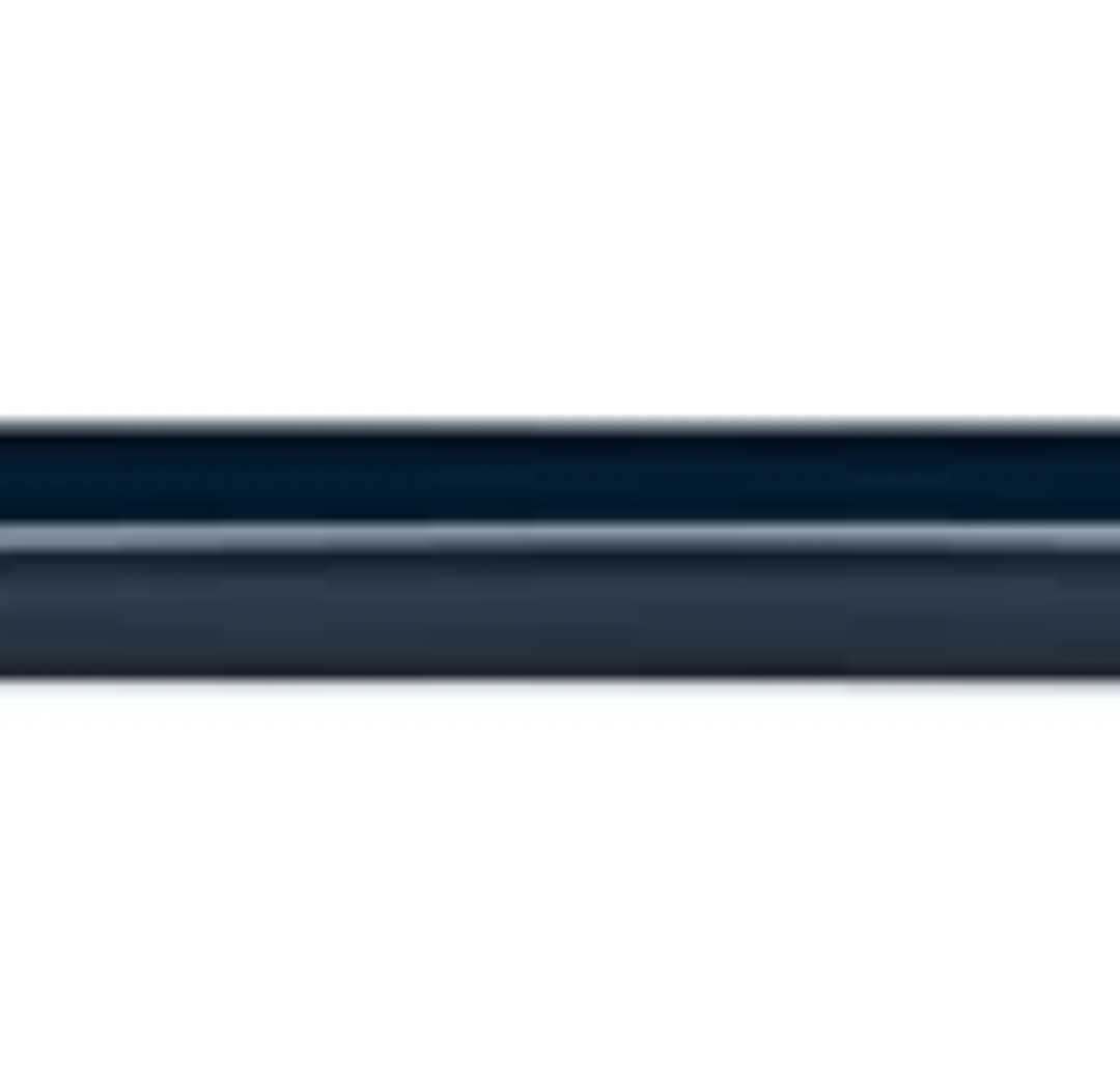 TileHQ 1/2" x 12" Ceramic Jolly Trim in Matte Deep Blue (4 PCS Per Set)